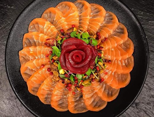 sashimi salmone